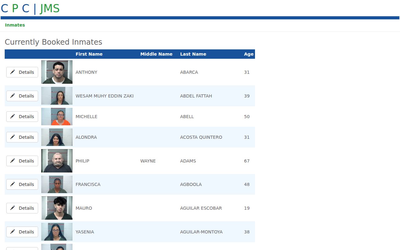 Grayson County arrest records current inmate roster