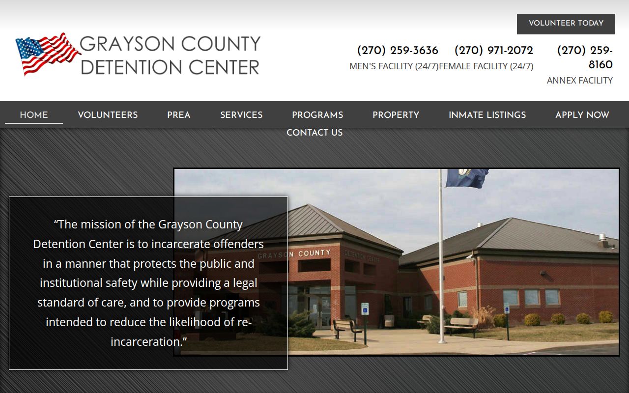 Grayson County arrest lookup detention center source