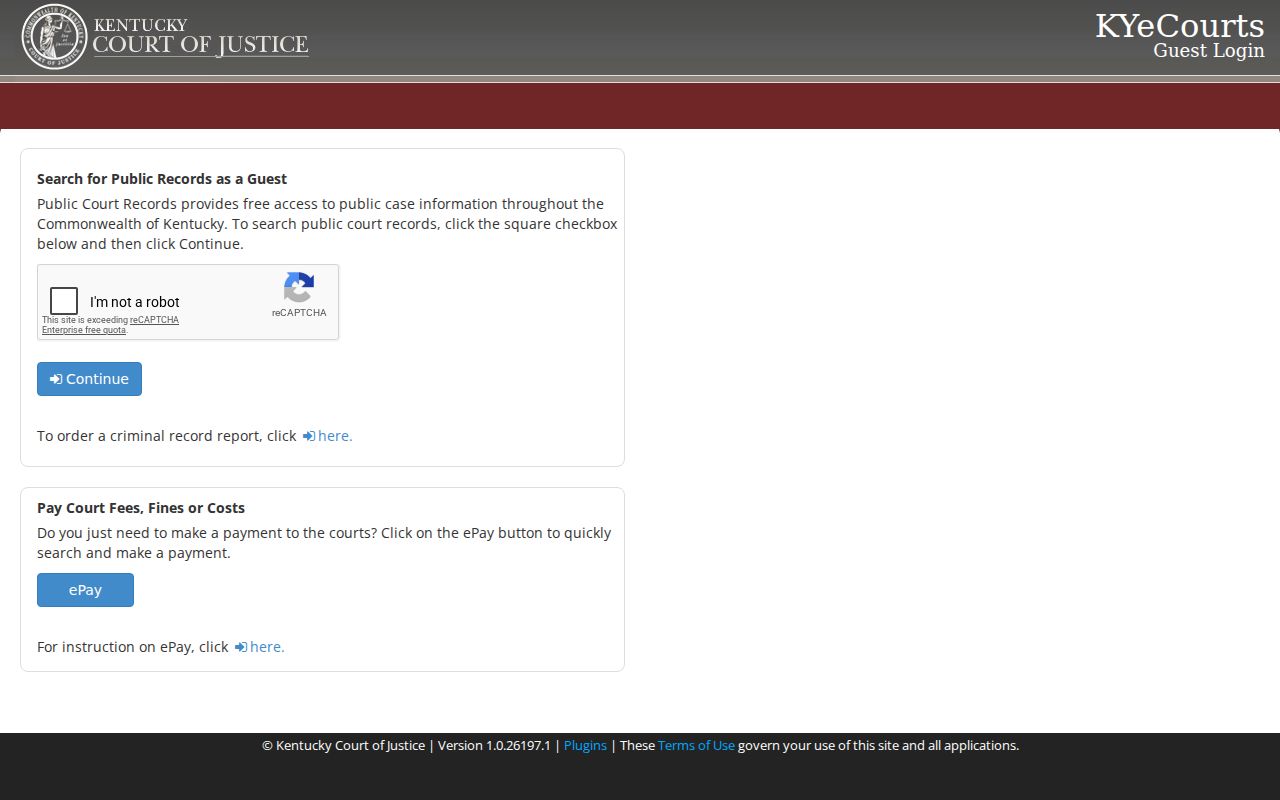 Grayson County criminal court case guest login