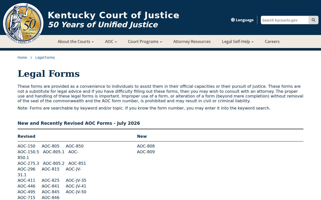 Grayson County criminal court case legal forms catalog