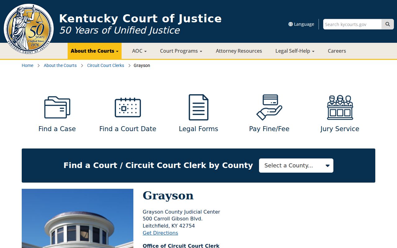 Grayson County criminal court cases at the Judicial Center
